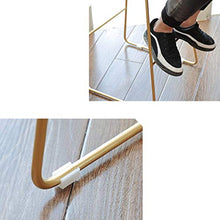 MJY High-End Bar Stool Moda Ferro battuto Bar Stool Cucina Colazione sedia Torna poggiapiedi Design Bianco (Altezza seduta: 75cm)