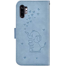 Robinsoni Custodia Compatibile con Samsung Galaxy Note 10 Pro Case Portafoglio Cover Dumbo Stampato Libro Pelle PU Antiurto Case Taccuino Cover Libretto Cartone Animato Case Folio Flip Cover Blu