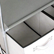 Guardaroba singolo con tre cassetti Tessuto per tubi ambientali Armadio per la personalità Modelli per bambini Armadio Abbigliamento Casella di immagazzinaggio giocattolo 45x90x170cm Armadio per camer