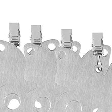 Amuzocity Set di 4 Pesi Tovaglia a Forma di Tovaglia in Acciaio Inox - La Farfalla, 4.5x7cm