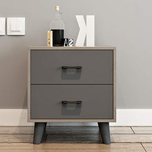 Bedside Tables Comodino, unità Tabella Bagagli, Governo Tavolino di Servizio, for La Camera da Letto/Living Room Furniture (Color : Gray, Size : A#)
