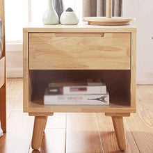 H-CAR Comodino - Sedia Comodino Vintage Comodino Vintage con ripiano portaoggetti Angoli Comodino Accanto a Mobile per Soggiorno Camera da Letto Uso Ufficio 45 * 45 * 50 cm