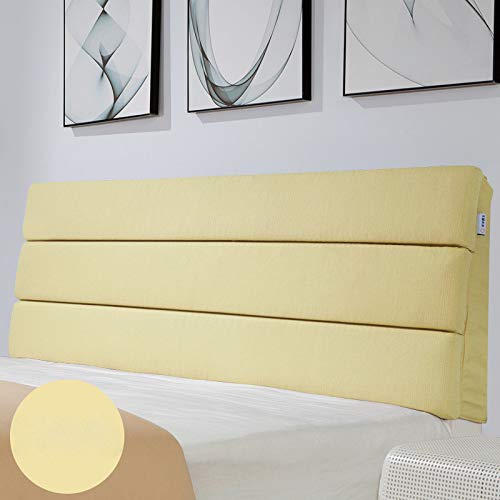 Testiera Copertina In Tessuto Schienale Tatami Soft Pack Testata Copertura Antipolvere Testiere Letto Protettiva Per La Casa Cuscino Con Rivestimento Lavabile Con Cerniera,D-180 * 60 * 5cm