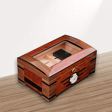 Ljf Scatola di sigari Cigar Humidor Domestica Cigar Cabinet Sigaro Scatola di Legno di Cedro Cedro Doppio Sigaro Scatola di Manutenzione alcolizzata può Contenere 100 miglior Regalo