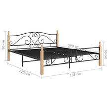 SKM Giroletto Nero in Metallo 180x200 cm (24.7kg)