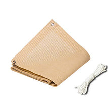 WXQIANG - Rete parasole per esterni, 85% UV, con occhielli in metallo rinforzati, 23 misure, protezione solare, isolamento termico, colore: beige, dimensioni: 1 × 1,5 m