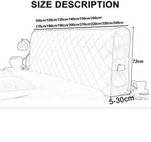 Copertura Per Testiera Per Letto Copri Testata Letto Copritestata Testata Cover Matrimoniale/Singolo Copri+Testata+Per+Letto Fodera Elastica Premium Vello Protezione Lavabile Per Decorazione Camera