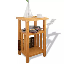EBTOOLS - Comodino per divano, 3 livelli, tavolo da comodino, consolle in legno, per corridoio, soggiorno, camera, ufficio, 35 x 27 x 55 cm