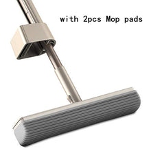 SSAYY Spray Mop Mop in Spugna PVA con 2 Assorbenti di Ricambio Assorbenti Maniglia Super Professionale per Utensili per La Pulizia del Legno Duro Dell'Inondazione della Cucina Domestica