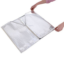BESTonZON Strumento per Cucina con Schermo a spruzzo di Olio in Foglio di Alluminio 120 x 50 cm