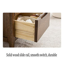 GXT WGZ- Comodino Camera Locker, Camera da Letto Comodino, Soggiorno Locker, Living Room Divano Fianco del Mobile (Color : Walnut Color)