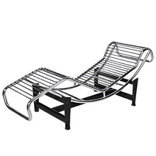 CN Cover Moderna Poltrona Reclinabile della metà del Secolo, Chaise Longue in Pelle, Angolo Reclinabile Regolabile, Forte capacità di Carico, Adatto per Il Soggiorno Dell'ufficio Giardino