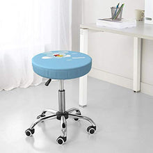 Copertura rotonda per sgabello da bar Topolino per sedia e sedia, lavabile, elastica, per sgabelli rotondi da 35,6 cm
