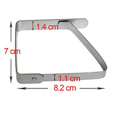 SuperHandwerk 12 pz Tovaglia Clip Fermatovaglia per Tavoli da Giardino Regolabile Tablecloth Clip per Feste Esterne o in Casa Picnic ECC in Acciaio Inox