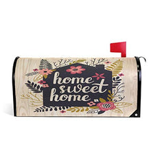 Casa Dolce Fiore Legno Primavera Estate Floreale Casella Di Posta Copre Magnetica Giardino Cantiere Casa Decor Dimensioni Standard 53,3 cm x 45,7 cm