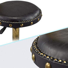 ZKLNB Poltrona da Barbiere retrò Nordica A 360 °, Sgabello Trucco Regolabile per Camera Letto Sedia Reception per Salone di Bellezza Sedia Multifunzionale per Unghie Ferro per Uso Domestico,Brown a
