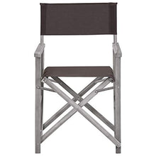 Festnight Sedia da Regista Pieghevole in Legno Massello di Teak da Giardino/Patio/Balcone per Esterno 55 x 56 x 88 cm