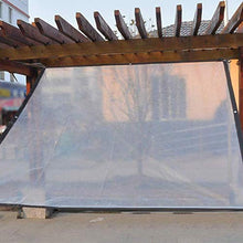 JX-PEP Tarpaulina Trasparente all'aperto, Impermeabile, baldacchino, Telo Trasparente, finestre Balcone Protezione della pianta PE Tenda di plastica Tarpa con Occhielli, Spessore 0,12mm,5 * 8m