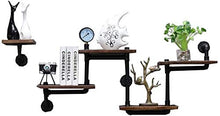 Un Tiers partizione Rustico Monte Mensola Staffa di Metallo da scaffale Cornici DIY Bagagli squisita fattura Libri fotografici vasi da Fiori Wide Range Legno, Materiale Legno: Pino (Size : B)