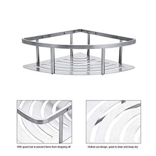 CHHD Mensola Doccia angolare, Vassoio Doccia in Acciaio Inox Piatto Doccia scavo a Parete Bagno Doccia cestello angolare Doccia Gel mensola portaoggetti Organizer per Cucina Bagno docci