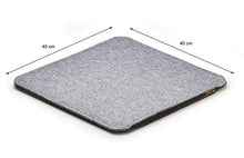 Amare Cuscino in feltro, 40 x 40 cm, set da 4 pezzi, grigio scuro/grigio chiaro, 40 x 40 cm