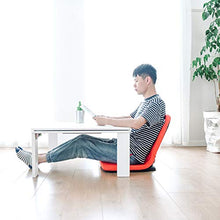 MeiMei Giapponese Lazy Couch Pieghevole Piccolo Divano Letto Singolo bay Window Bedrest Sedia (Color : Orange)