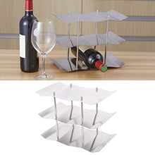Yivibe Portabottiglie da Pavimento autoportante, espositore per Vino Scaffale per Vino Indipendente Portabottiglie per Vino, per dispensa, Armadio, Cucina Bar, Sala da Pranzo