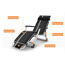 FUFU Sedie a Sdraio Lounge Chair, Lunch Break Folding Chair Office Portable Beach Adult Divano Pigro per Il Tempo Libero Back Chair Nap Lounge Chair 85 * 52 * 98cm Pieghevoli