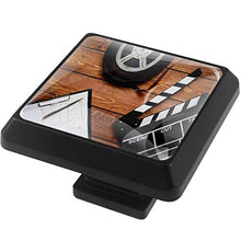 Film di ciak 3 PCS Pomelli per Porta, Pomolo per Mobile, Pomelli per Mobili con Viti, Maniglia per Armadietto, Pomelli per Porta, Pomelli per Cassetti per Porta, Armadio, Cassetto e Credenza