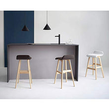 LF- Bar Stool Sgabello Sedia Alta Sedia Alta Moderno Semplice di Legno Solido Bar Stool Modo Creativo semplicità (Color : B, Size : 75cm)
