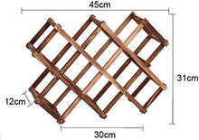 LHQ-HQ Legno Red Wine Rack 3/10 Supporto di Bottiglia titolari Monte Kitchen Bar mensola di Esposizione di Piegatura di Legno Wine Rack Bottiglia della Bevanda