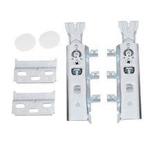 HelloCreate - Set di 2 guide sospese per armadietti a scomparsa, regolabili e pesanti, 150 kg