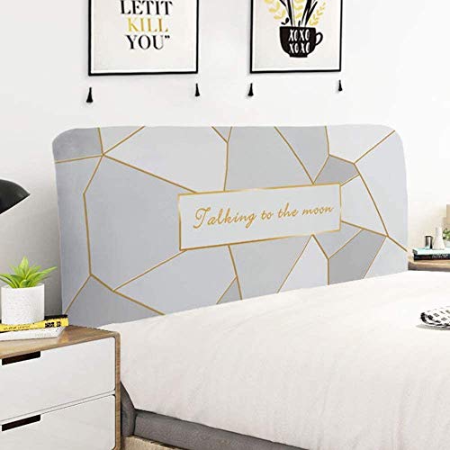 uyeoco Premium All-inclusive Copertura per Testiera per Letto, Copri Testata Letto Fodera Elastica Protezione Testata Matrimoniale Cover Cuscino Lavabile per Decorazione Camera