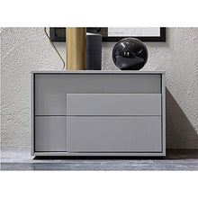 Comodino Moderno Minimalista Nordico Grigio Vernice Creativo Camera da Letto Letto personalità Due Armadio di stoccaggio Cuscinetto 300 kg-50x40x40 cm FANJIANI