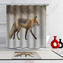 LIYAN Combinazione Bagno. Immagini Chiare E Colori Vivaci Rendono Il Tuo Bagno Pieno di Vita. Accessori da Bagno. La Volpe in Inverno.