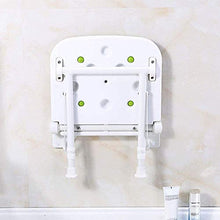 yunyu Sedili per Doccia a Parete, Sgabello da Bagno Regolabile in Altezza con Imbottitura Antiscivolo, sedili Pieghevoli per Bagno - Anziani/portatori di Handicap, Giallo-36x38x55cm