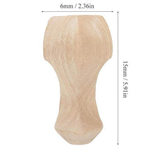 SALUTUYA Accessori da Ufficio in Legno di Gomma con Gambe in Legno massello per Divano da Bagno(15 * 6cm)
