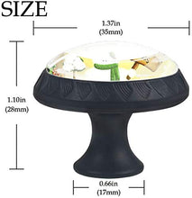 Xmas Snowman Gift Snow Moon Pomelli per Porta Set di 4 Pomelli per Mobili Manopole per Cassetti Cucina Armadio Vetro