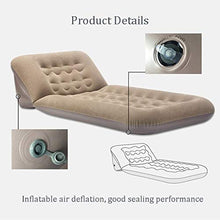 HongLianRiven Lettino da Viaggio Letti Singoli con Materasso Viaggi Bedl Materasso Gonfiabile for Campeggio Gonfiabile Materassino Standard Dimensione materassino Upgraded Air Blow Up Bed 6-3
