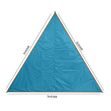 Vbest life Tenda da Sole per Esterni, Tenda da Sole Triangolare Resistente ai Raggi UV(Blu)