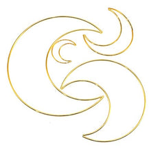 4Pcs Gold Dream Catcher Anelli Metal Hoops Anello Macrame per La Decorazione Della Corona di Nozze Ciondolo in Materiale Fatto a Mano
