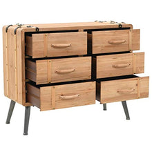 ROMELAREU Cassettiera in Legno Massello di Abete 91x35x73 cm Arredamento Armadietti e portaoggetti Armadietti e stipi