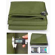 MHBGX Telone Resistente Impermeabile per Esterni, Verde Militare Tessuto ad Alta Densità per Campeio All'Aperto e Teloni Resistenti Al Freddo,un,3,8X4,8 M