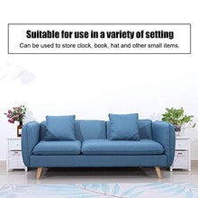 FGDSA Comodino Comodino in Legno Semplice Bianco 2 Pezzi/Set con Cassetto E Cesto Portaoggetti Comodino Divano Letto per Uso Domestico