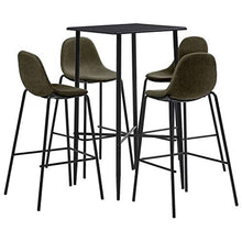SKM Set da Bar 5 pz in Tessuto Marrone G