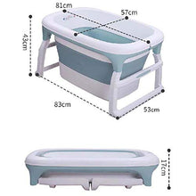 JFIOSD Vasca da Bagno Portatile per Adulti,Animale Vasca Pieghevole Freestanding Borsa Portaoggetti