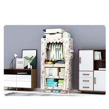 JFFFFWI Armadio Guardaroba in Legno Massiccio Semplice Armadio 60 * 45 * 170cm (Colore: C)