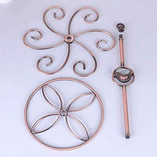 LXH-SH Cremagliera del Vino Nana Wine Glass Hanger, Hanging Coppa di immagazzinaggio del Metallo cremagliera del Tavolo Calici con 6 Ganci 24.5x24.5x29.5cm scaffali Vino contatore
