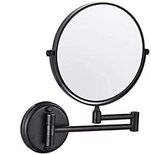 AJH 5X Specchio ingranditore da Parete per Bagno Specchio per Trucco Specchio cosmetico per Trucco Specchio per Trucco bifacciale 360 e Girevole Allungabile Collegament