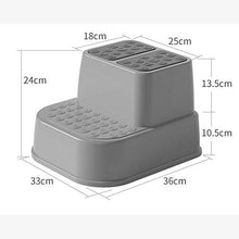 Niduo Bear Steping Sgabello Sgabello da Bagno Bagno Sgabello per Servizi Igienici Anti Slip Gomma, Cucina Sgabello per Il Bambino per Banco per Allenamento E Utilizzo Multifunzione,Blu